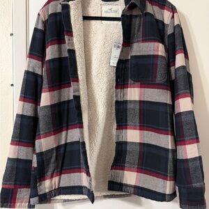 Hollister men Jacket - Navy and Cream